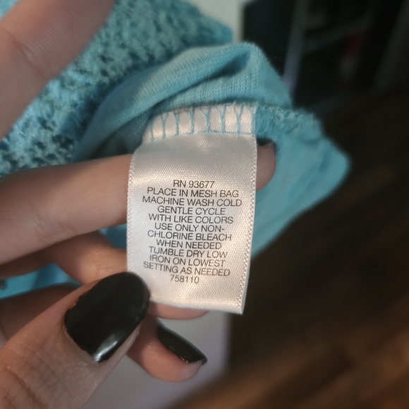 Light blue short sleeve top - Picture 4 of 4